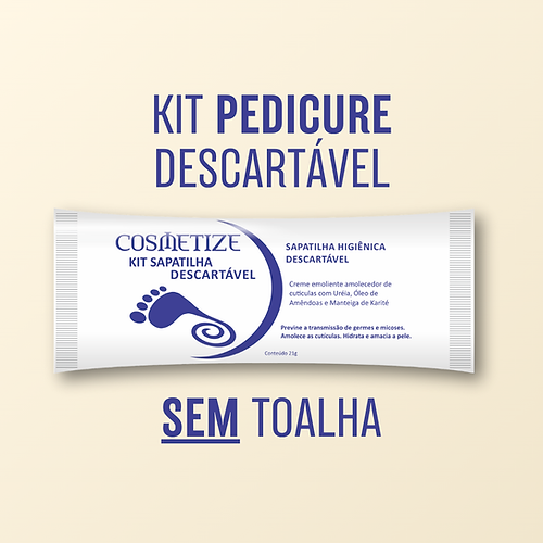 Kit Descartável Pedicure Sem Toalha
